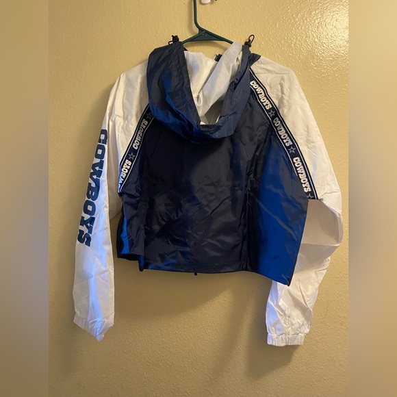 Women Crop Dallas Cowboys jacket size S (A107) - Picture 3 of 4